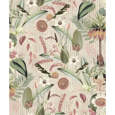 Arlon vaalea kukkatapetti Rebel Wallsilta R17543 koko kuvio image