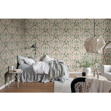 Makuuhuoneen lintutapetti Arlon Rebel Wallsilta R17543 image