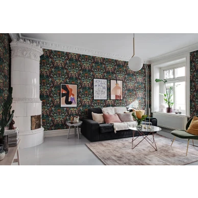 Olohuoneen kukkatapetti Arlon Rebel Wallsilta R17541 image