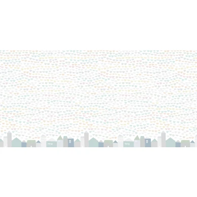 Elephant Tears pastellinvarinen talotapetti koko kuvio Rebel Wallsilta R14491 image