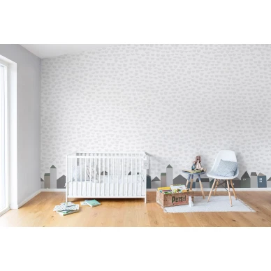 Elephant Tears rauhallinen muraltapetti sadetapetti lastenhuoneeseen Rebel Wallsilta R14492 image