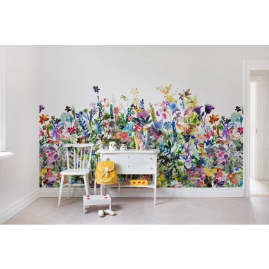 May Meadow varikas kukkaniittytapetti lastenhuoneeseen Rebel Wallsilta R14531 image