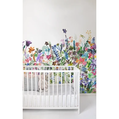 May Meadow varikas kukkatapetti lastenhuoneen muraltapetti Rebel Wallsilta R14531 image