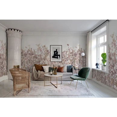 Roosa tapetti olohuoneeseen Rebel Wallsilta May Meadow R14533 image