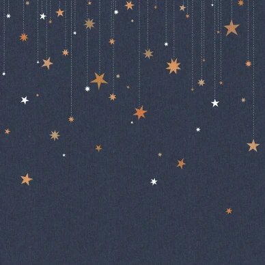 Stargazing tummansininen tahtitapetti Rebel Wallsilta R14571 image