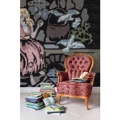 By The Fireplace satutapetti muraltapetti lapsille Rebel Wallsilta R14641 image