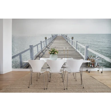 Hampton Pier merihenkinen valokuvatapetti laiturilta kokoushuoneeseen Rebel Wallsilta R15261 image