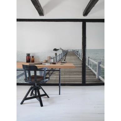 Hampton Pier merihenkinen valokuvatapetti laiturilta kotitoimistoon Rebel Wallsilta R15261 image