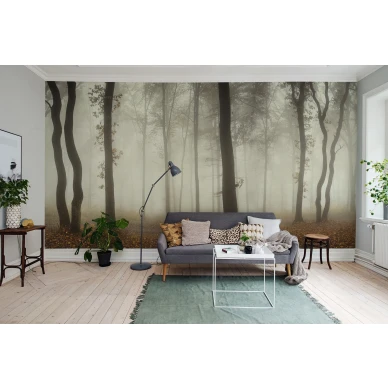 Timberland syksyinen metsatapetti olohuoneeseen Rebel Wallsilta R15281 image