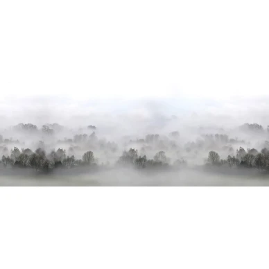 Morning Fog harmaa aamuinen maisematapetti Rebel Wallsilta koko kuvio R15301 image