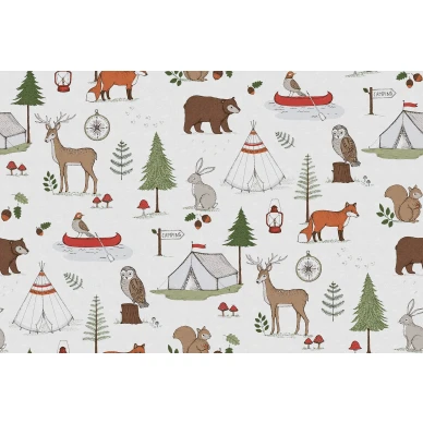 Camping Trip varikas elaintapetti koko kuvio Rebel Wallsilta R15311 image