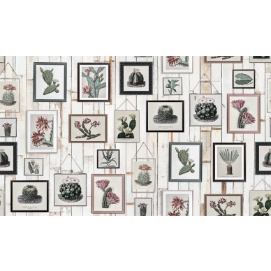 Cactus Wall Art kaktustapetti levea kuvio Rebel Wallsilta R15322 image