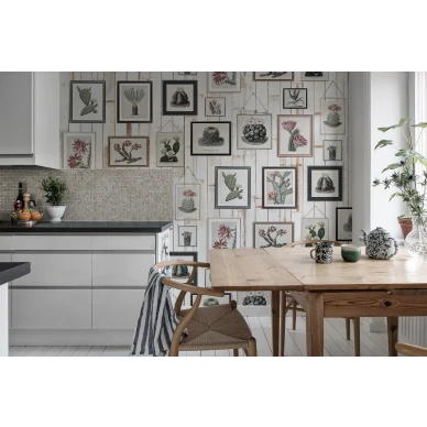 Cactus Wall Art kaktustauluseina muraltapetti keittioon Rebel Wallsilta R15322 image