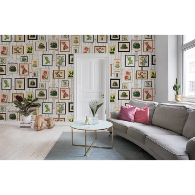 Cactus Wall Art varikas tauluseina kaktustapetti olohuoneeseen Rebel Wallsilta R15321 image
