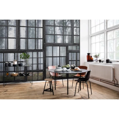 Cabin ikkunatapetti metsanakymalla ruokailuhuoneeseen Rebel Wallsilta R15341 image