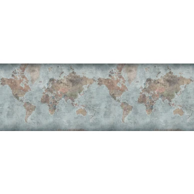 Around the World maailmankarttatapetti Rebel Wallsilta koko kuvio R15351 image