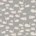 Cygne harmaa lintutapetti Rebel Wallsilta R17124