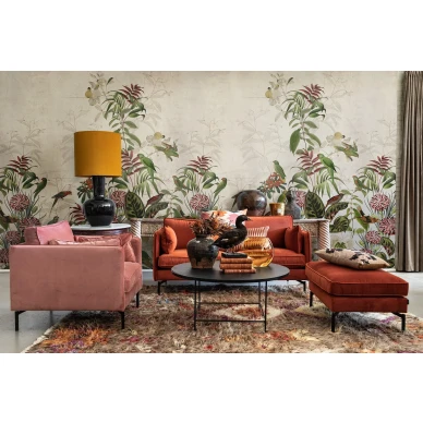 Vigor vaalea suurikuvioinen lintutapetti olohuoneeseen Rebel Wallsilta R17151 image