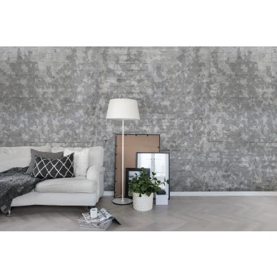 Climbing Clorofyl harmaa muraltapetti olohuoneeseen Rebel Wallsilta R13994 image