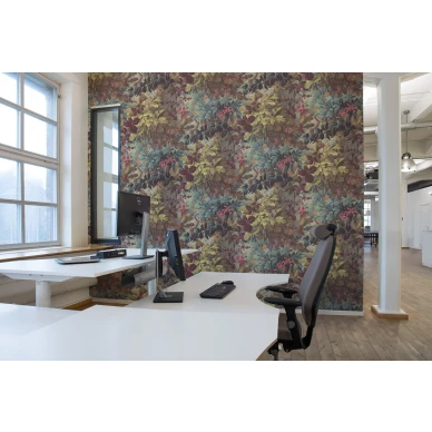 Vinum Raspeys varikas lehtitapetti tyohuoneeseen Rebel Wallsilta R15771 image