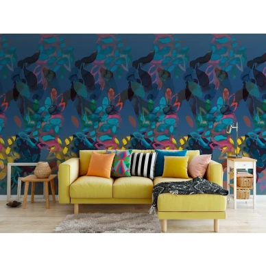 Pigments varikas varimaalaus muraltapetti olohuoneeseen Rebel Wallsilta R15781 image