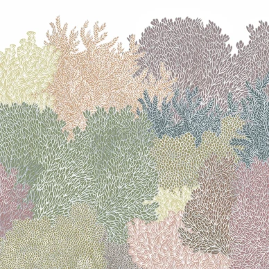 Hideaway monivarinen puutapetti Rebel Wallsilta R16022 image