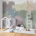 Hideaway monivarinen puutapetti lastenhuoneeseen Rebel Wallsilta R16022