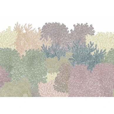 Hideaway monivarinen puutapetti levea kuvio Rebel Wallsilta R16022 image