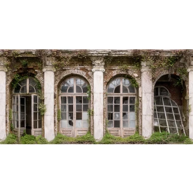 Ruin Romance valokuvatapetti vanhasta talosta koko kuvio Rebel Wallsilta R16031 image