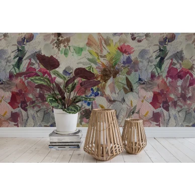 Floral Splendor varikas abstrakti kukkatapetti Rebel Wallsilta R16041 image