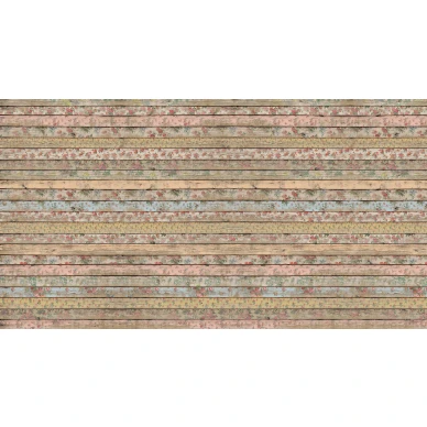 Wall Garden kukkakuvioinen lankkutapetti koko kuvio Rebel Wallsilta R13181 image