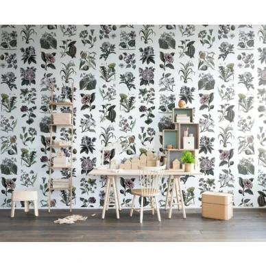 Fruit and Flora klassinen kukkatapetti lastenhuoneeseen Rebel Wallsilta R13172 image