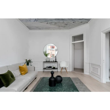 Big Diamond vaalea marmoritapetti kattoon Rebel Wallsilta R13426 image