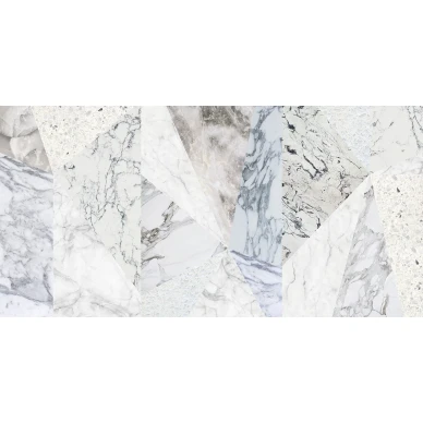 Big Diamond vaalea marmoritapetti koko kuvio Rebel Wallsilta R13426 image