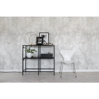 Fresco Wall valkoinen epatasainen yksivarinen muraltapetti olohuoneeseen Rebel Wallsilta R15992 image