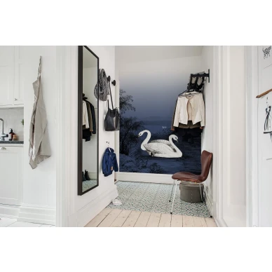 Swan Lake sininen joutsentapetti eteiseen Rebel Wallsilta R16222 image