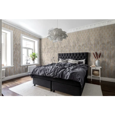 Opulent Shadows geometrinen tapetti makuuhuoneen muraltapetti Rebel Wallsilta R16271 image