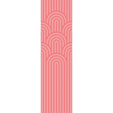 Happy Hills roosa graafinen muraltapetti koko kuvio Rebel Wallsilta R16283 image