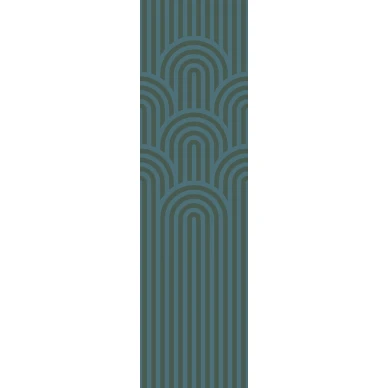 Happy Hills sinivihrea graafinen muraltapetti koko kuvio Rebel Wallsilta R16281 image