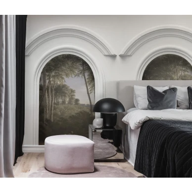 Forest Vaults maisematapetti makuuhuoneeseen Rebel Wallsilta R16301 image