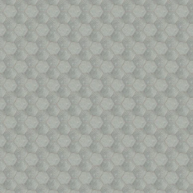 Hexagon vihrea geometrinen betonilaattakuvio muraltapetti Rebel Wallsilta R12821 image