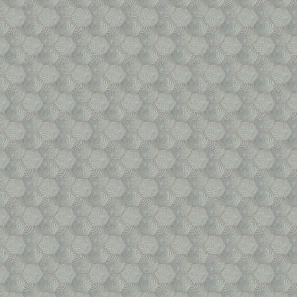 Hexagon vihrea geometrinen betonilaattakuvio muraltapetti Rebel Wallsilta R12821 image