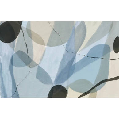 Asana sininen graafinen tapetti Rebel Wallsilta R17022 koko kuvio image