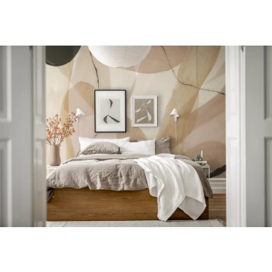 Makuuhuoneen graafinen kuvatapetti Rebel Wallsilta Asana R17021 image