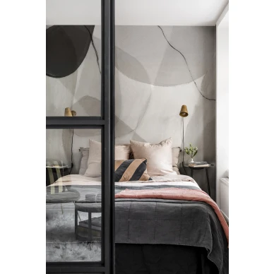 Makuuhuoneen rauhallinen tapetti Asana Rebel Wallsilta R17024 image