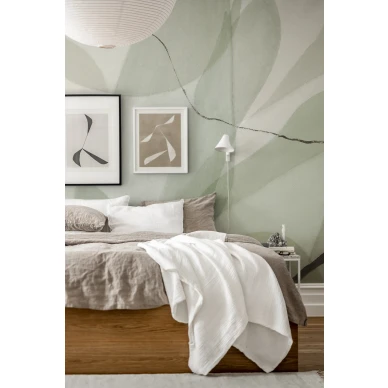 Vihrea makuuhuoneen tapetti Asana Rebel Wallsilta R17023 image