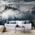 Shinrin Yoku rauhoittava metsatapetti olohuoneeseen Rebel Wallsilta R17041