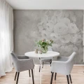 Harmony harmaa kukkatapetti keittioon Rebel Wallsilta R17073