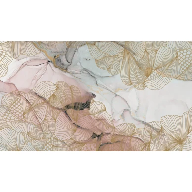 Opulence marmorinen graafinen muraltapetti koko kuvio Rebel Wallsilta R17092 image