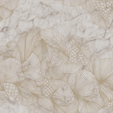 Opulence vaalea marmorinen graafinen muraltapetti Rebel Wallsilta R17094 image